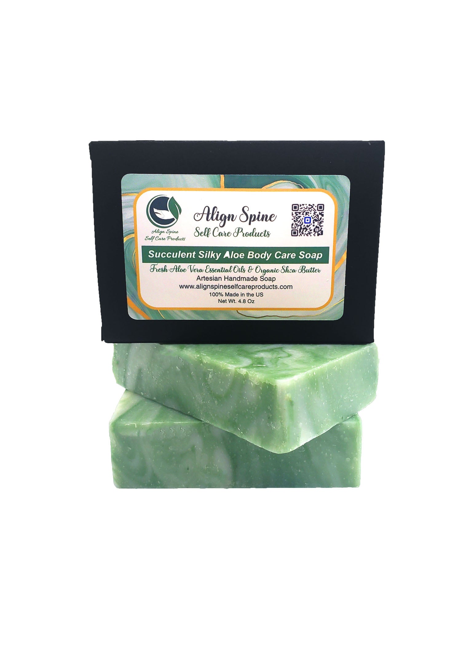 Succulent Silky Aloe Body Care Soap | Align Spine Self Care Products